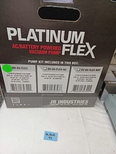 JB Industries DV-85-FLEX PLATINUM FLEX AC/Battery Powered Vacuum Pump 3CFM NEW!