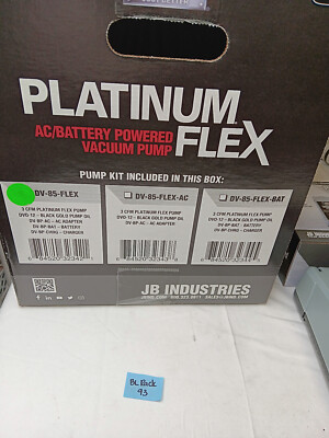 #ad JB Industries DV 85 FLEX PLATINUM FLEX AC Battery Powered Vacuum Pump 3CFM NEW $649.74
