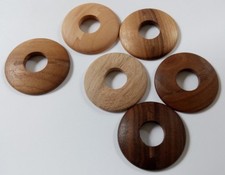 1x Wooden Radiator Pipe Cover 15mm Walnut Oak Maple Low profile 5mm Solid WOOD