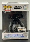 Funko Pop Trains Star Wars #20 Darth Vader on Tie Fighter Bobblehead Amazon Excl