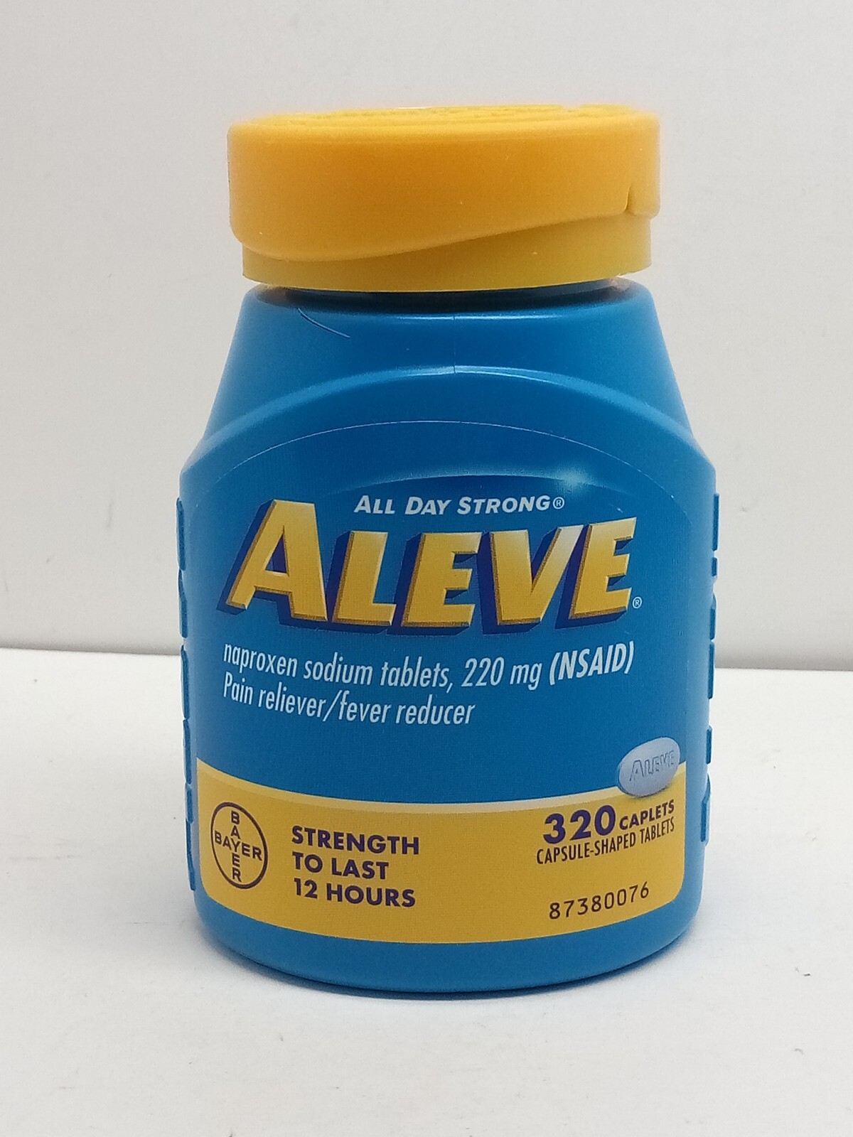 Aleve Naproxen Sodium Tablets 220mg (320) Capsule Shaped Tablets