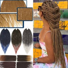 Ombre Box Braids Jumbo Braiding Hair Extensions For Human Synthetic Crochet 26''