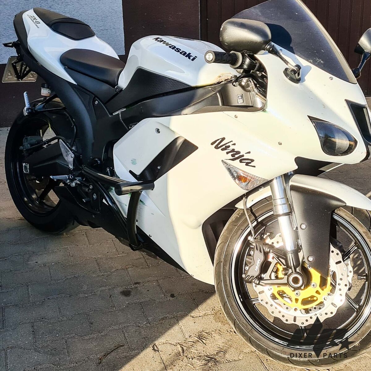 2007-2008 Kawasaki ZX6-R Ninja Crash Cage Stunt Street 2007-2008 Kawasaki ZX6-R Ninja Crash Cage Stunt Street