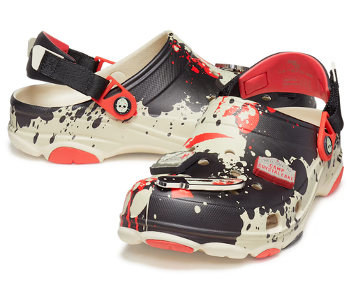 Crocs All Terrain Clog Friday the 13th Scary Movie Pack Jason Vorhees M8/W10