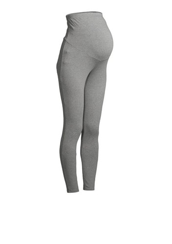 WOMEN'S SIZE M 8-10 , TIME AND TRU MATERNITY ANKLE LEGGINGS Gray NWT - Picture 2 of 2