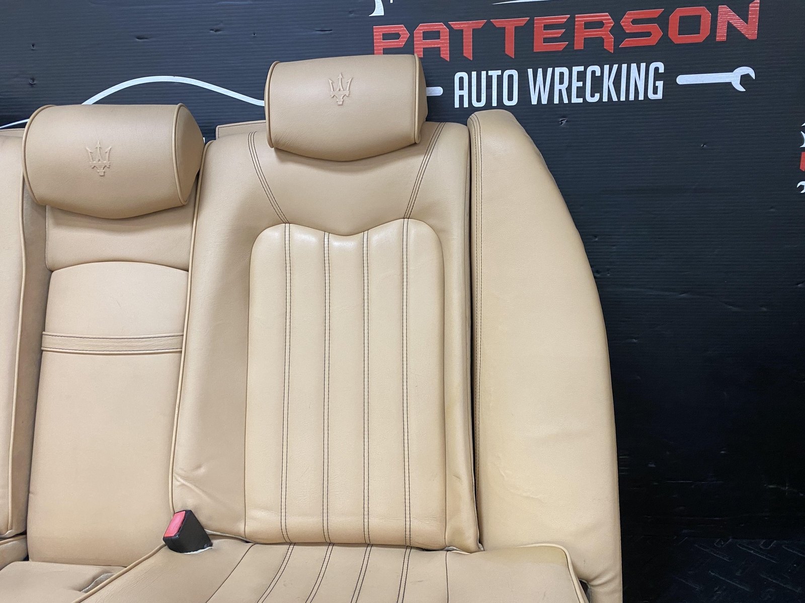 2006 MASERATI QUATTROPORT POWER FRONT & REAR BROWN CUOIO LEATHER SEATS ICU