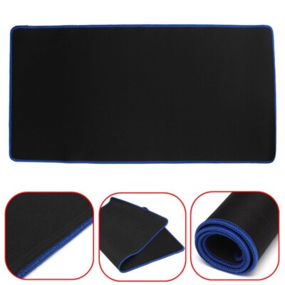 Blue PC Computer Rubber Mouse Mat Gaming Mouse Pad Mat Large Size 600*300*2 mm