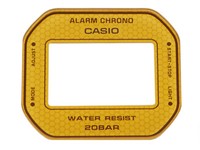 Casio Uhrenglas DW-5600SLC-9V Mineralglas Mit Honiggelbem Rand