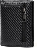 Herren GeldböRse Slim Wallet Rfid Portemonnaie MüNzfach Schwarz
