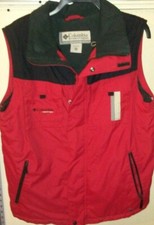 Columbia Sportswear Co. Size 18/20 Youth Red Vest vortex waterproof game pocket