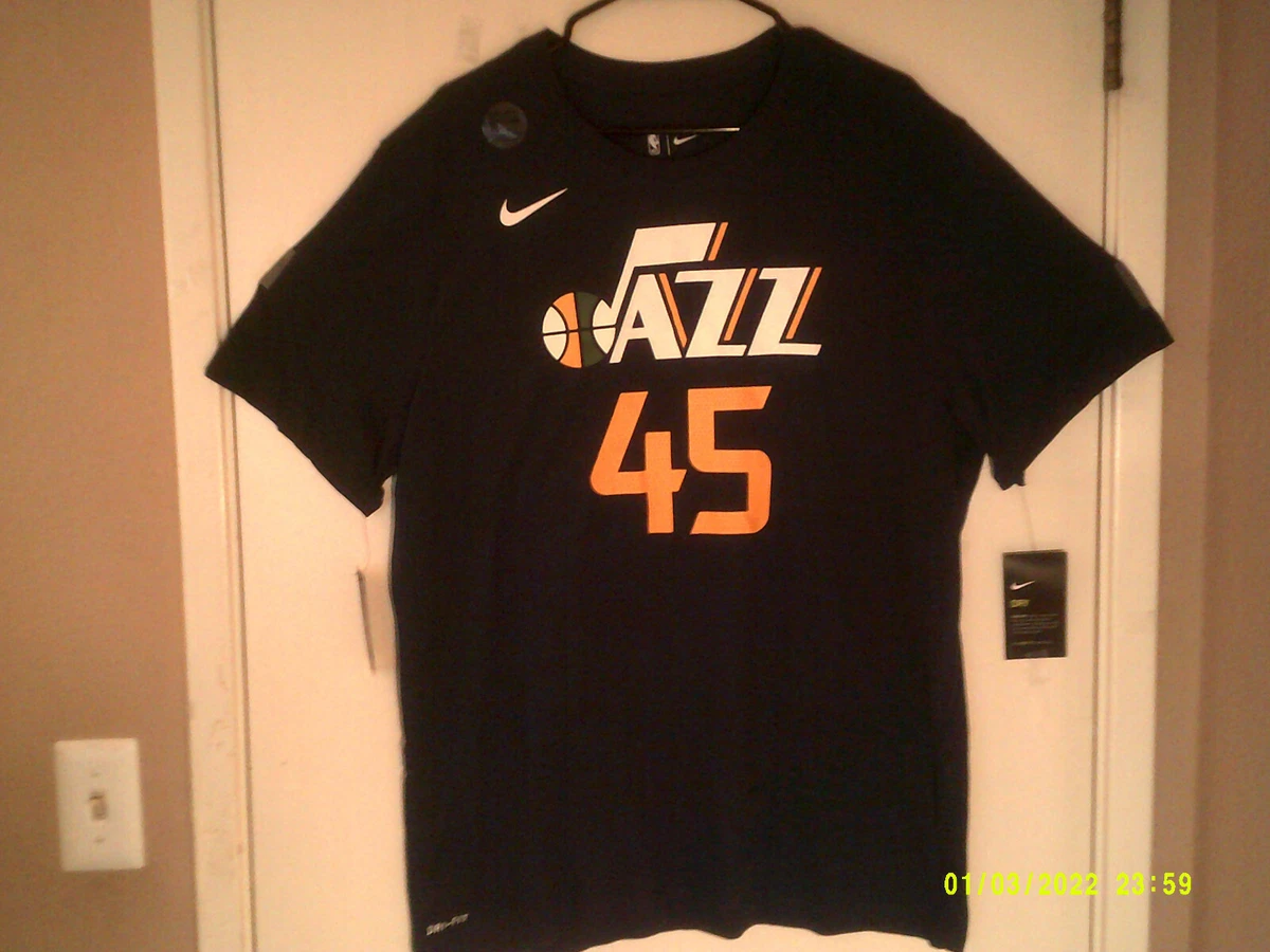 Men's Utah Jazz Donovan Mitchell #45 White T-Shirt