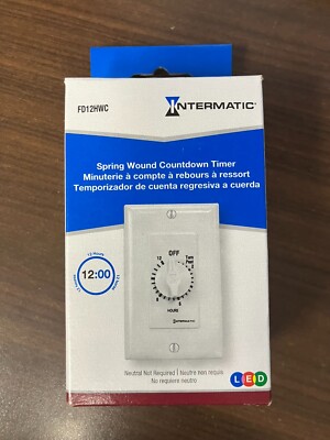 Intermatic Fd12hwc Timer,Spring Wound,12 Hr