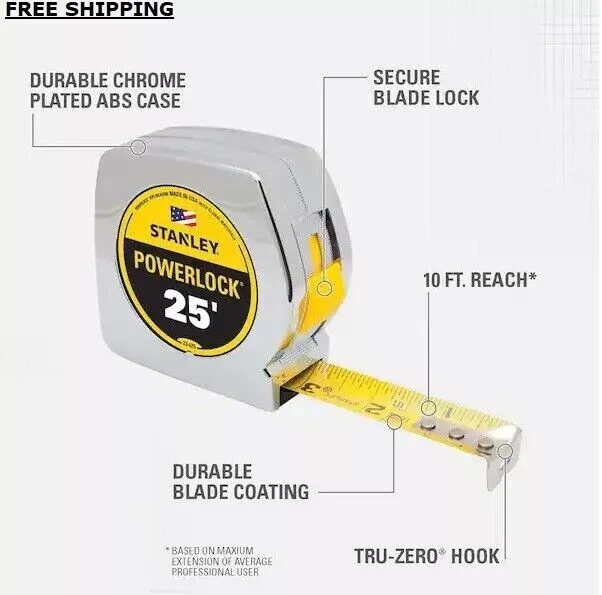 Stanley 25 deals foot tape measure