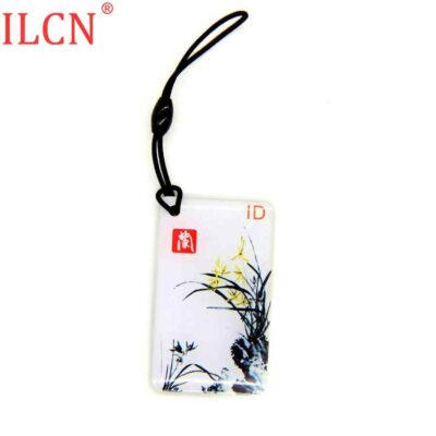 125Khz Readable Keyfob Tag Sticker RFID ID Card Key Keychain EM4100 TK4100