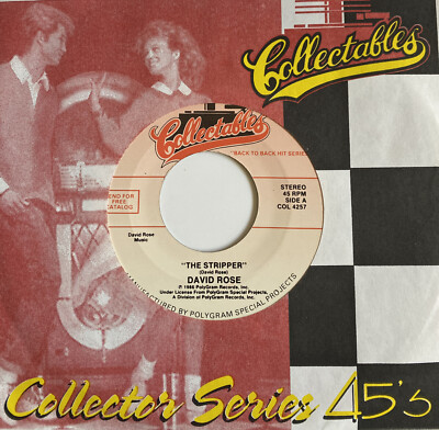 David Rose 45 The Stripper / Eddy Howard Happy Birthday NEW reissue unplayed