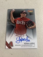2015 Bowman Best Best Of 2015 Auto Yoan Lopez
