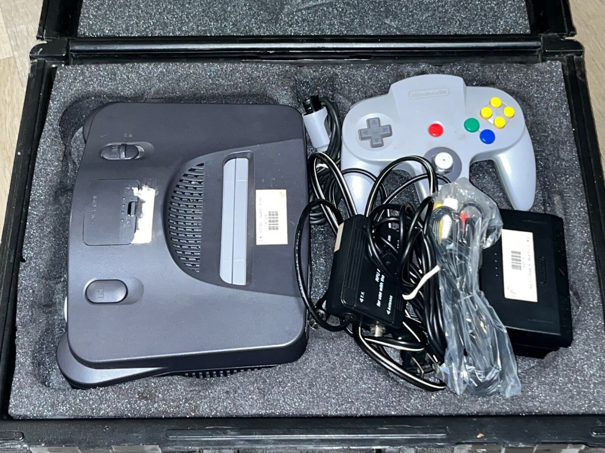 Nintendo 64 Console System & Rental Case N64 Complete Travel Nintendo 64 Console System & Rental Case N64 Complete Travel