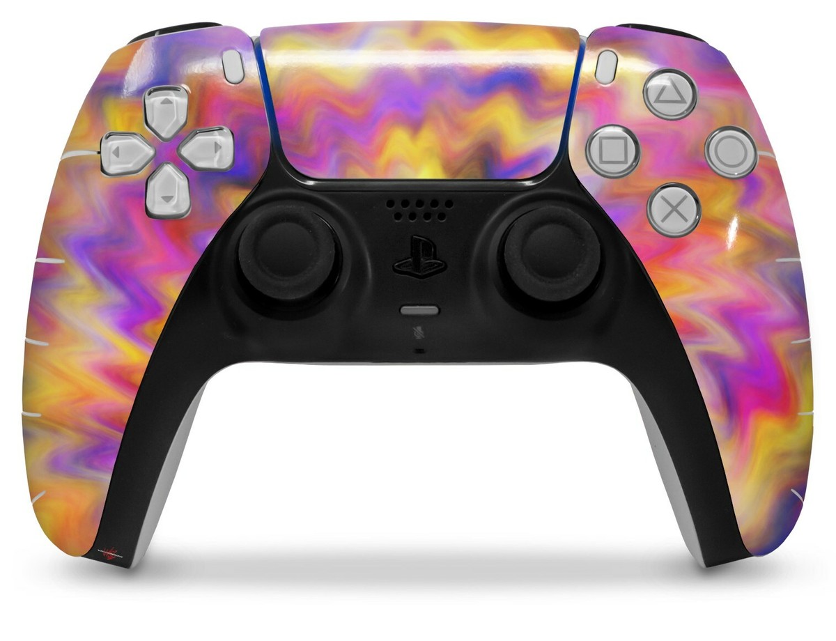 Tie Dye Red Purple PS4 Dualshock Skin PS4 Controller Skin - Tie