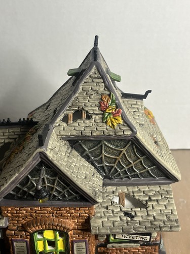 Dept 56 Rickety Railroad Station Halloween Snow Village #800000 - Picture 11 of 21