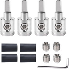 4PCS Car Audio Wire Reducer 0 to 4 Gauge   Amp Power Ground AWG Pin Connector
