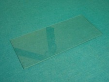Original 14" x 6" Tempered Glass Side for 1970s Transcriptors Skeleton Turntable