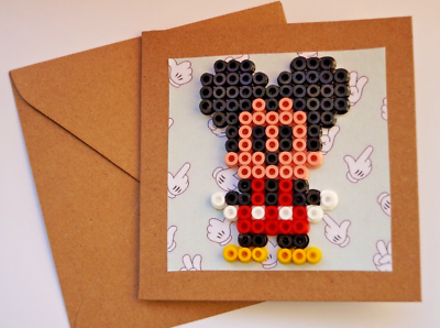 Face Hama Beads Mickey Hand-made Mickey Mouse Hama Bead Birthday