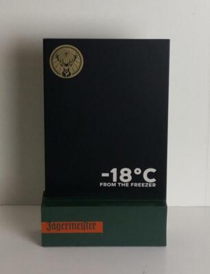  Jägermeister Tischkreidetafel, Tischaufsteller, Kartenhalter, Aufsteller,  Neu!