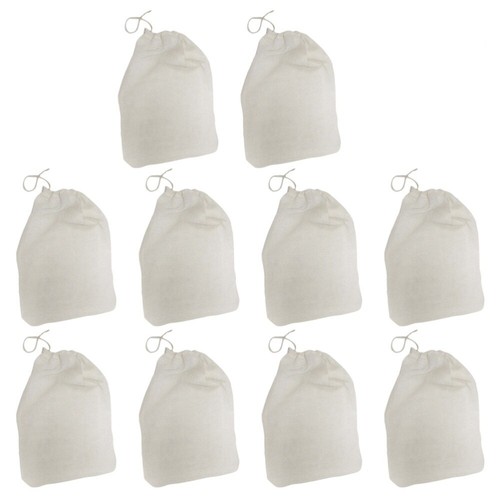 10 PCS Traditional Chinese Filter Residue Bag Drawstring Cotton Bags