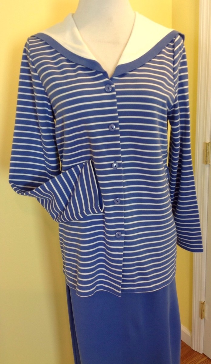 QVC Nina Leonard Miracle Matt Jersey Navy Cropped Wide Leg