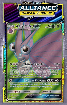 Aeromite GX - SL10: Unfehlbare Allianz - 193/214 - Pokemon Karte Neu Französisch