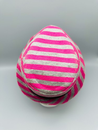 Monster High Hat Bucket Fedora Skull Detail S/M Pink Gray Black w/ Glitter Band - Picture 6 of 16