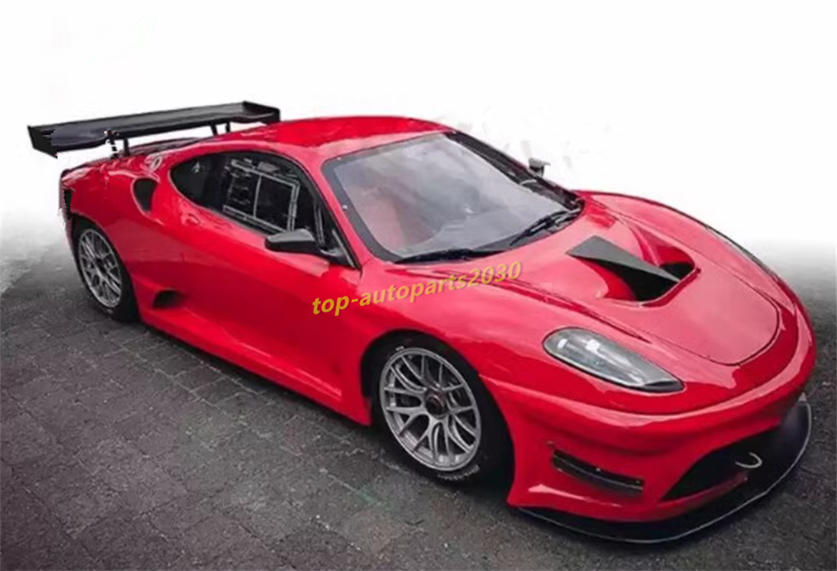 For Ferrari F430 2004-2009 Real Carbon GT3 style Front Hood Vented