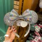 US Disney Parks 2020 Minnie Ears Limited Cinderella Magic Mirror Silver Headband