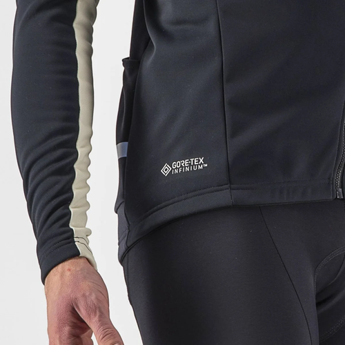 CASTELLI MEN MORTIROLO 6S GORE-TEX JACKET CYCLING JERSEY FLEECE TOP SIZE M,L - Picture 4 of 6