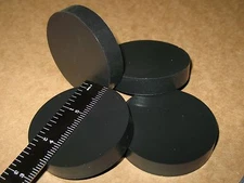4 LARGE SORBOTHANE DISC CIRCLE FEET PAD 2.5x0.5in 64x12mm SILENT PC AMP FIRM 70D