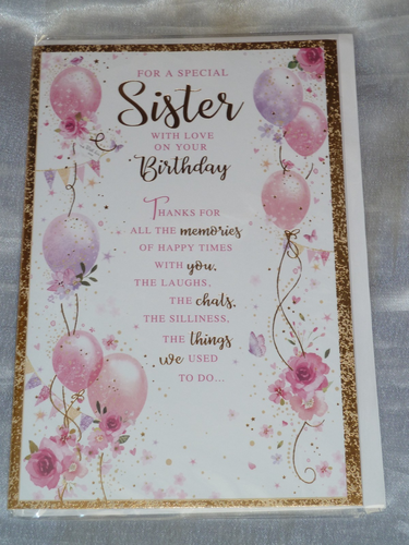 SISTER BIRTHDAY CARD CUTE TRADITIONAL CHILD ADULT LARGEST CHOICE of 30+ QUALITY - Picture 4 of 59
