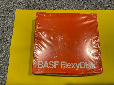 Box of Ten BASF 5.25 Double Density Disks - New Old Stock Sealed