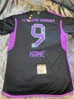 Harry Kane Signed FC Bayern Munchen 2023-24 Adidas Away Soccer Jersey Auto Coa
