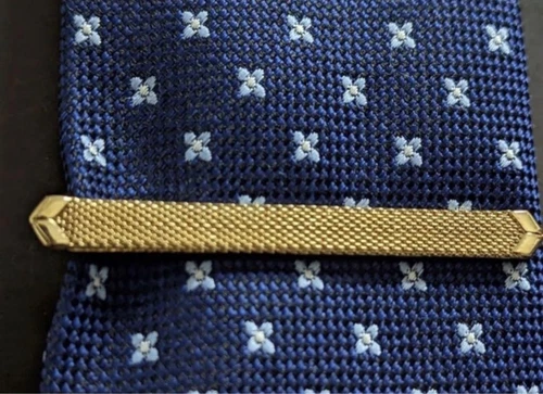 Christian Dior épingle à cravate barre avec base dorée 6 cm bijoux homme sans étui occasion