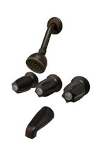 Trim Kit for 3-handle Shower Valve, Fit Price Pfister Compression Stem Shower...