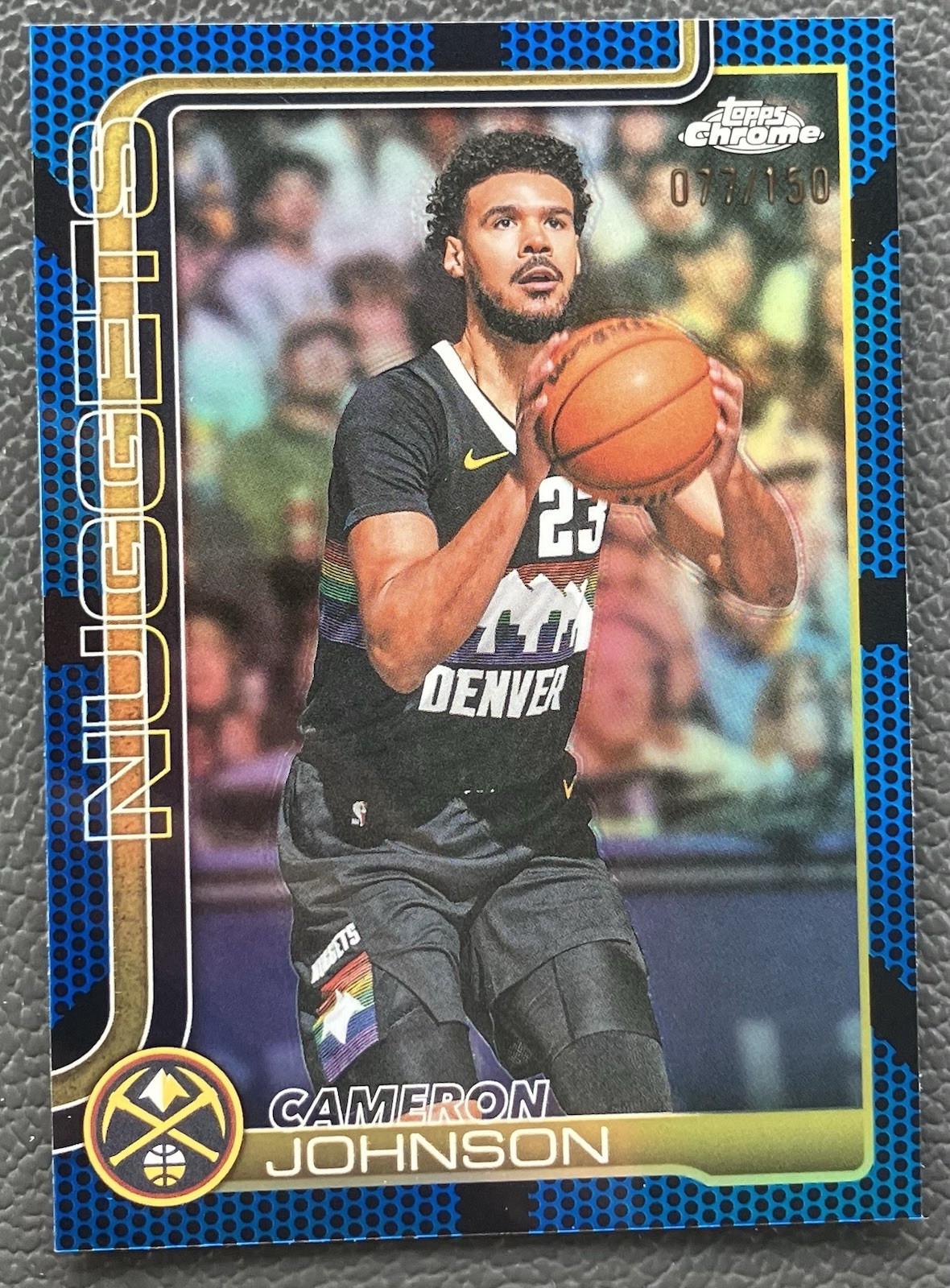 2025-26 Topps Chrome Update #69 Cameron Johnson Blue Basketball /150