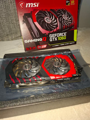 MSI Nvidia GeForce GTX 1060 Gaming X 6GB GDDR5