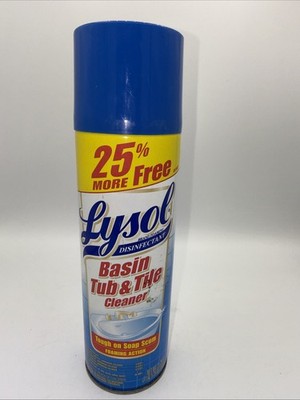 Vintage 1998 Lysol Disinfectant Basin Tub & Tile Cleaner