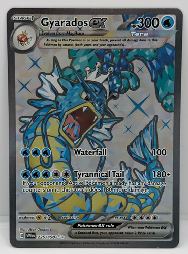 Gyarados ex 225/198 SV01: Scarlet & Violet Base Set Holo NM Pokemon