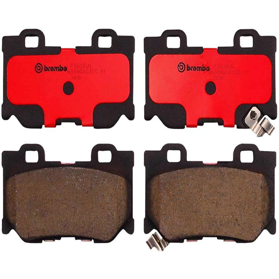 4PCS Front Disc Brake Pads For Nissan 350Z 370Z Infiniti M56 M37 Murano