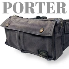 Porter Yoshida Bag Shoulder Bag Waist Pouch Canvas Navy bag jp item