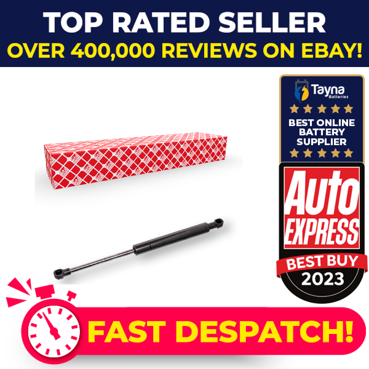 Bonnet Gas Strut 101784 Febi Spring Lift Front 51237070670 Quality Guaranteed