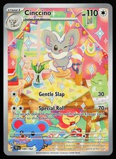 Cinccino 183/162 Holo Illustration Rare Temporal Forces Pokemon Card