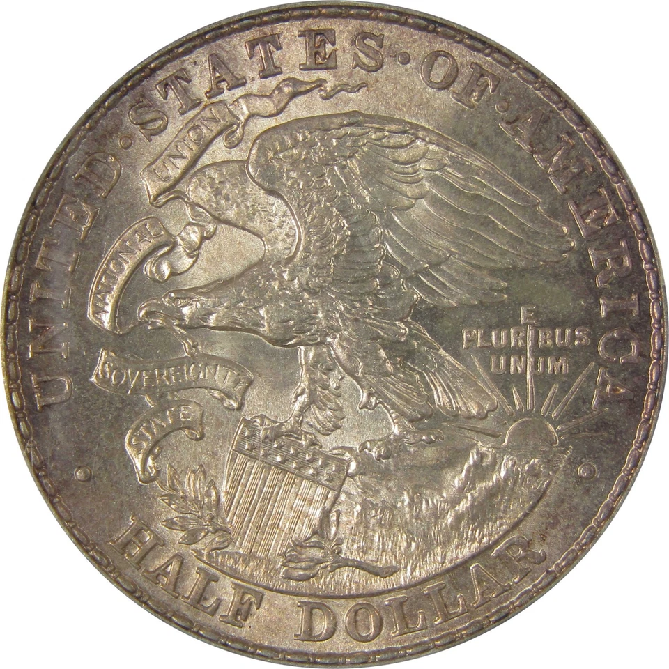 Medio dólar conmemorativo Lincoln Illinois 1918 como nuevo 64 graduación profesional SKU: I23674 Foto 4 de 4