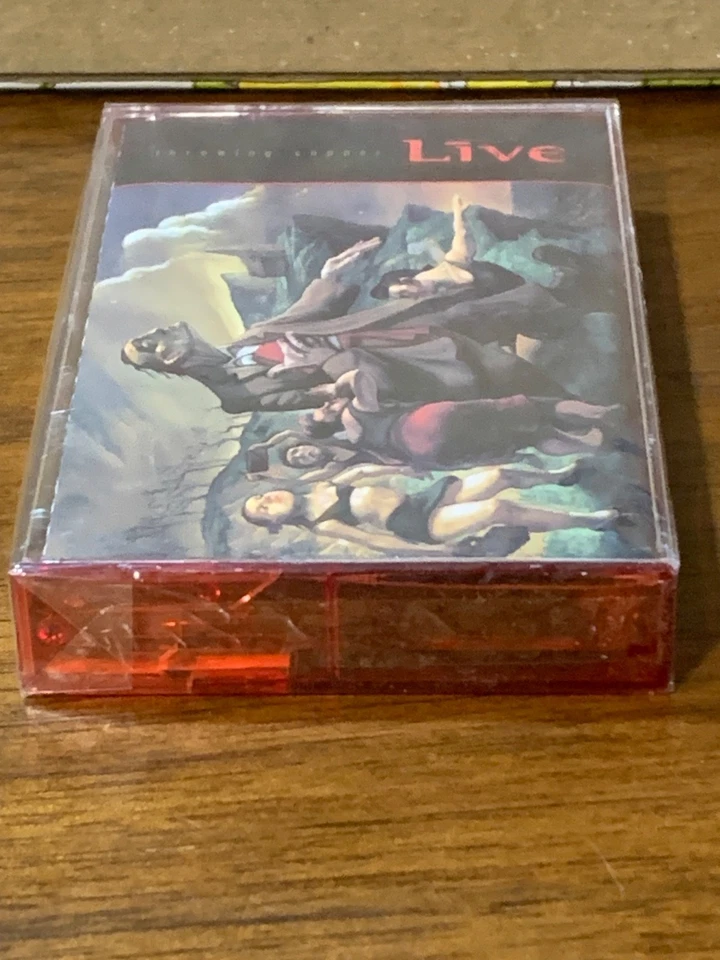 LIVE Throwing Copper 1994 SEALED U.S. CASSETTE IN RED UNI CASE SEALED 1994 - Image 2 of 4
